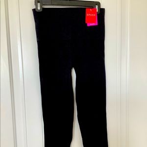 Black Spanx Shape Look At Me Now leggings.